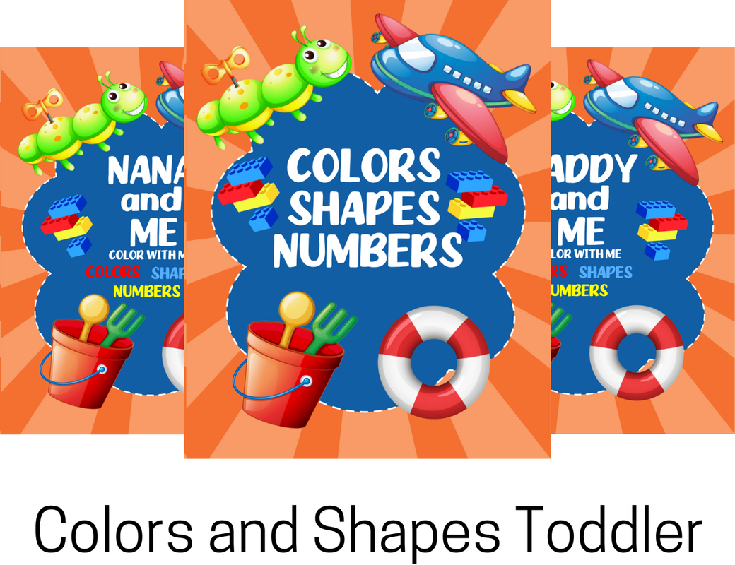 Colors shapes numbers coloring book