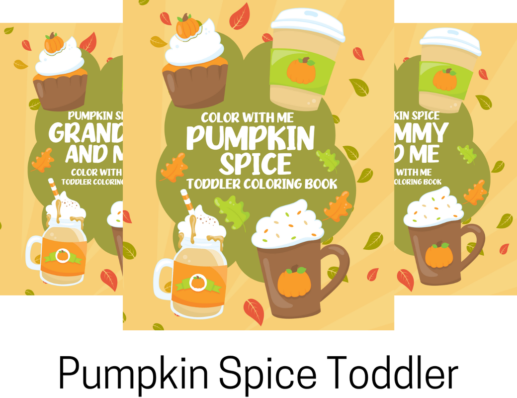 Pumpkin spice autumn coloring book