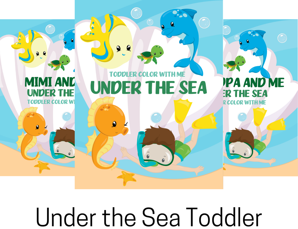 Under the sea coloring book