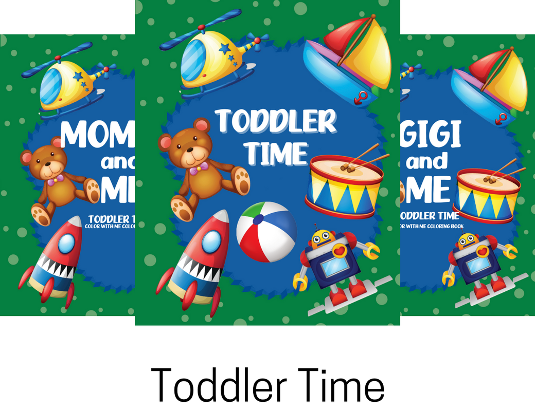 Toddler time coloring book